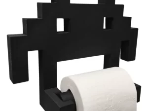 Suporte Papel Higiênico Space Invaders Video Game Atari