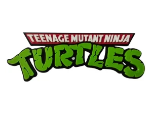 Tmnt Tartarugas Ninja Placa 3d Decoração Logotipo